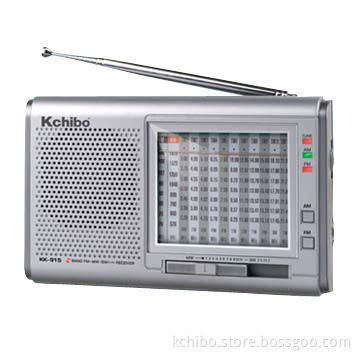 13-Band FM/MW/SW1-11 Radio Powered by AA 1.5 x 3 Batteries